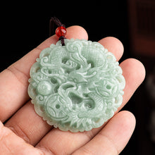 Natural Jade Pendant Dragon Jadeite Pendant