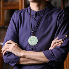 Natural Jade Pendant Dragon Jadeite Pendant