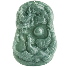Natural Jade Pendant Dragon Jadeite Pendant