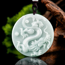 Natural Jade Pendant Dragon Jadeite Pendant