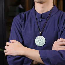 Natural Jade Pendant Dragon Jadeite Pendant