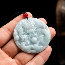 Natural Jade Pendant Dragon Jadeite Pendant