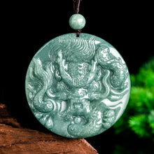 Natural Jade Pendant Dragon Jadeite Pendant