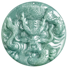 Natural Jade Pendant Dragon Jadeite Pendant