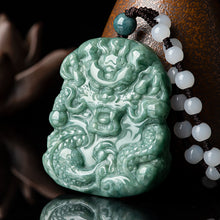 Natural Jade Pendant Dragon Jadeite Pendant