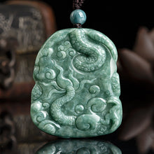 Natural Jade Pendant Dragon Jadeite Pendant