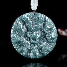 Natural Jade Pendant Dragon Jadeite Pendant