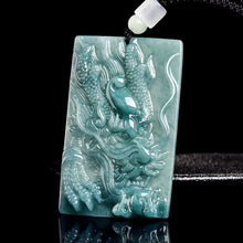 Natural Jade Pendant Dragon Jadeite Pendant