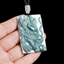 Natural Jade Pendant Dragon Jadeite Pendant