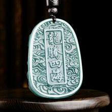 Natural Jade Pendant Dragon Jadeite Pendant