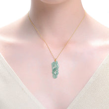Natural Jade Pendant Dragon Jadeite Pendant