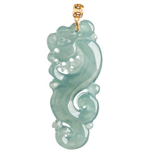 Natural Jade Pendant Dragon Jadeite Pendant
