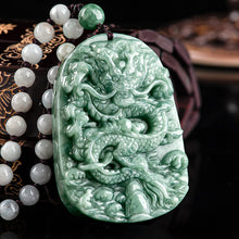 Natural Jade Pendant Dragon Jadeite Pendant