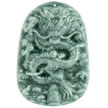 Natural Jade Pendant Dragon Jadeite Pendant