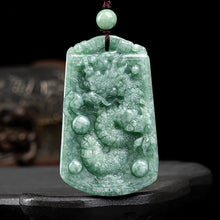Natural Jade Pendant Dragon Jadeite Pendant