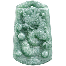 Natural Jade Pendant Dragon Jadeite Pendant