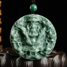 Natural Jade Pendant Dragon Jadeite Pendant