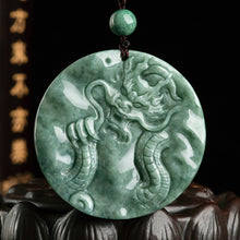 Natural Jade Pendant Dragon Jadeite Pendant