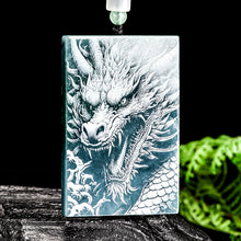 Natural Jade Pendant Dragon Jadeite Pendant