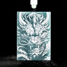 Natural Jade Pendant Dragon Jadeite Pendant