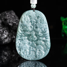 Natural Jade Pendant Dragon Jadeite Pendant