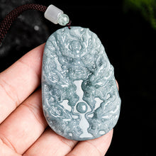 Natural Jade Pendant Dragon Jadeite Pendant