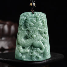Natural Jade Pendant Dragon Jadeite Pendant