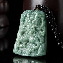Natural Jade Pendant Dragon Jadeite Pendant