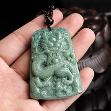 Natural Jade Pendant Dragon Jadeite Pendant