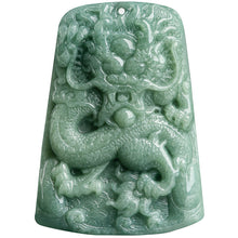 Natural Jade Pendant Dragon Jadeite Pendant