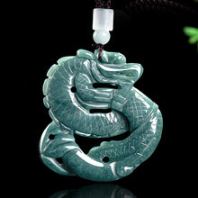 Natural Jade Pendant Dragon Jadeite Pendant