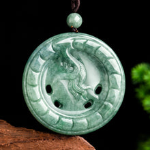 Natural Jade Pendant Dragon Jadeite Pendant