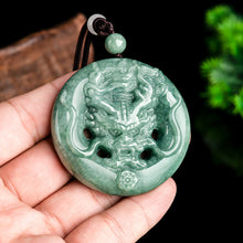Natural Jade Pendant Dragon Jadeite Pendant