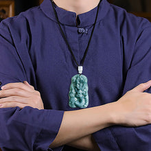 Natural Jade Pendant Dragon Jadeite Pendant