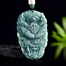 Natural Jade Pendant Dragon Jadeite Pendant