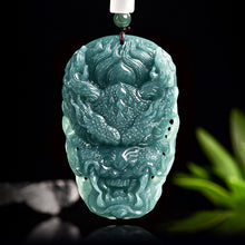 Natural Jade Pendant Dragon Jadeite Pendant