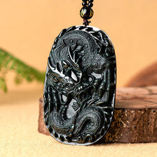 Natural Jade Pendant Dragon Jadeite Pendant