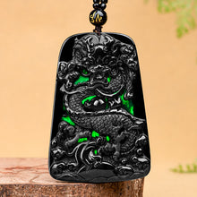 Natural Jade Pendant Dragon Jadeite Pendant