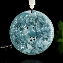 Natural Jade Pendant Dragon Jadeite Pendant