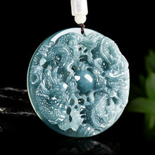 Natural Jade Pendant Dragon Jadeite Pendant