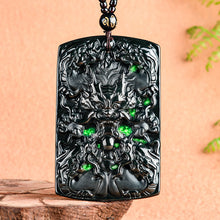 Natural Jade Pendant Dragon Jadeite Pendant