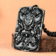 Natural Jade Pendant Dragon Jadeite Pendant