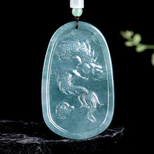 Natural Jade Pendant Dragon Jadeite Pendant