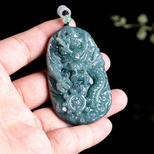 Natural Jade Pendant Dragon Jadeite Pendant