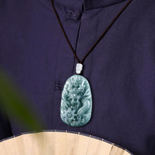 Natural Jade Pendant Dragon Jadeite Pendant
