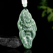 Natural Jade Pendant Dragon Jadeite Pendant