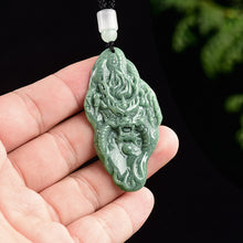Natural Jade Pendant Dragon Jadeite Pendant