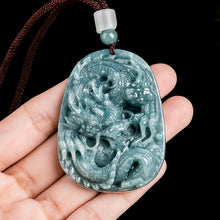 Natural Jade Pendant Dragon Jadeite Pendant
