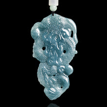 Natural Jade Pendant Dragon Jadeite Pendant