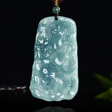 Natural Jade Pendant Dragon Jadeite Pendant